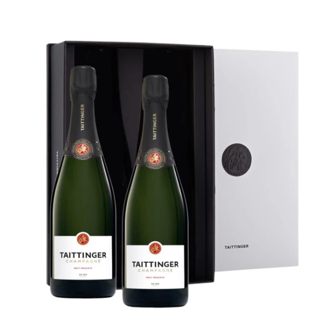 Taittinger Brut Duo Giftbox