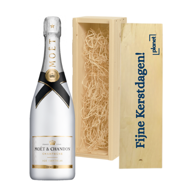 Relatiegeschenk voor Kerst – Magnum Champagne in Gepersonaliseerde Kist