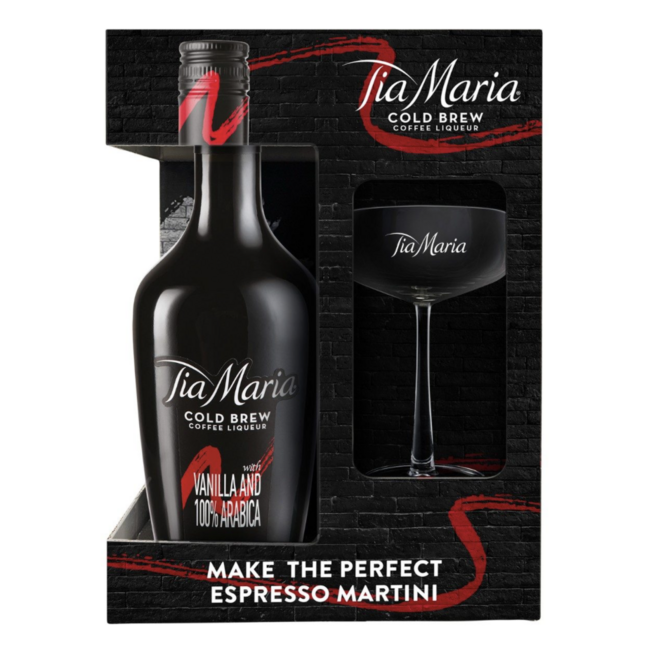 Tia Maria Giftpack met Espresso Martini Glas
