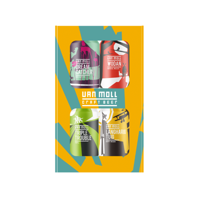 Van Moll Proeverij van 4 blikjes 33cl