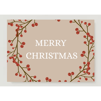 Merry Christmas Wenskaart