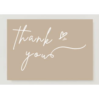 Thankyou Wenskaart