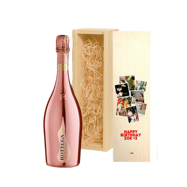 Bottega in Geschenkkist – Verjaardag met Eigen Bedrukking