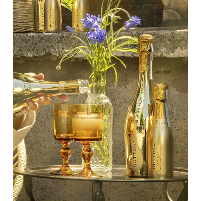 Bottega Gold in geschenkkist met 2 glazen