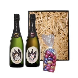 Rock 'n Rolle Paaspakket King & Queen 75CL met Paaseitjes