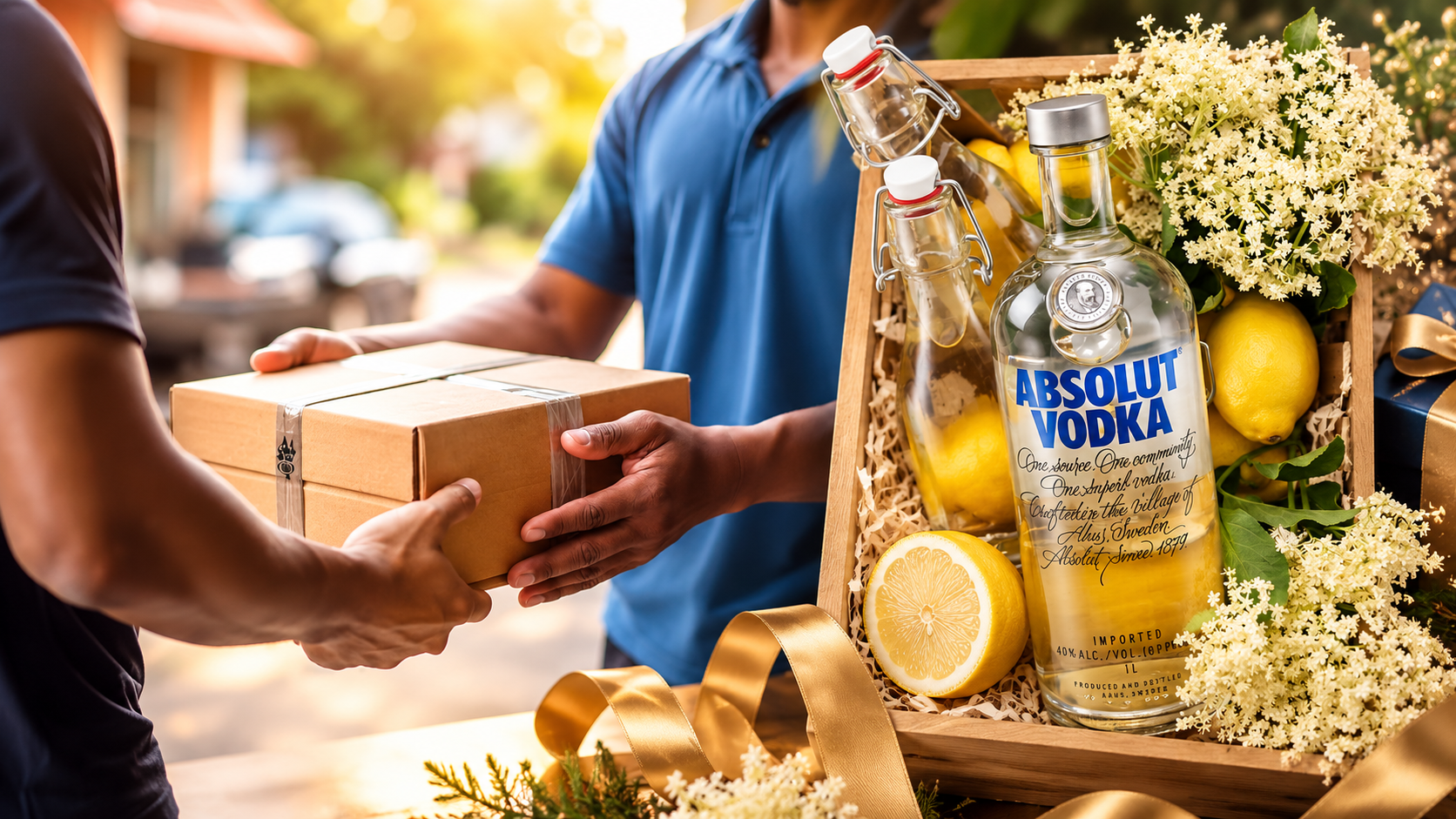 Drank cadeau laten bezorgen