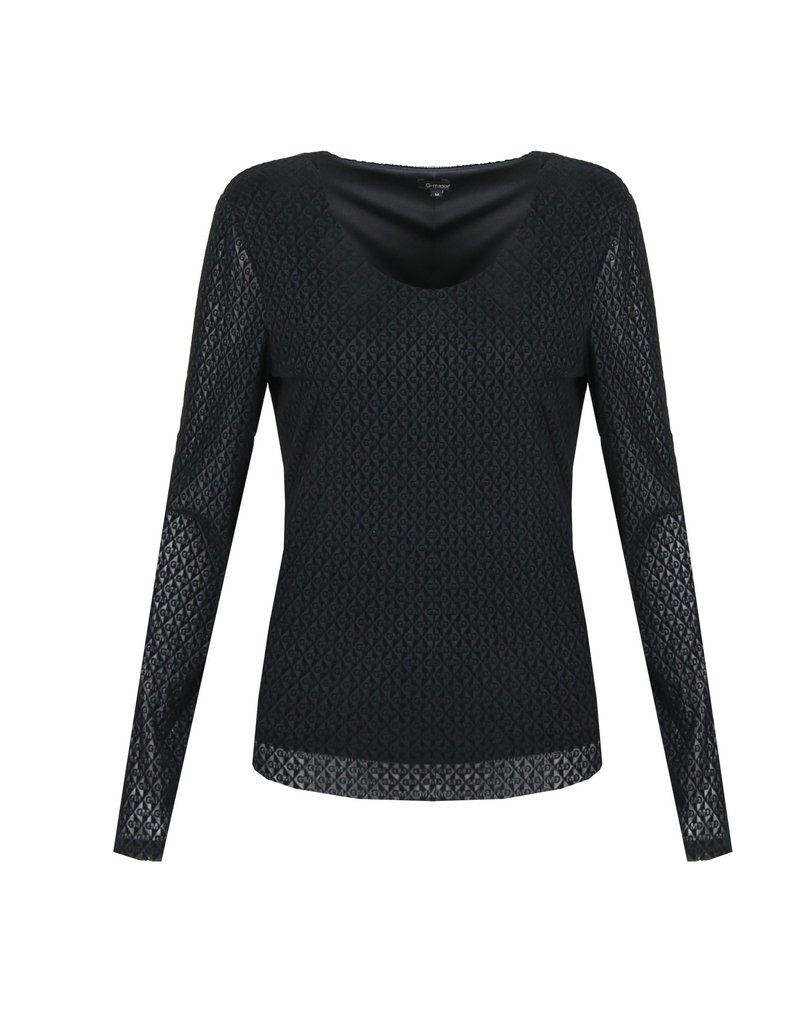 G-Maxx G-Maxx Christa Longsleeve zwart