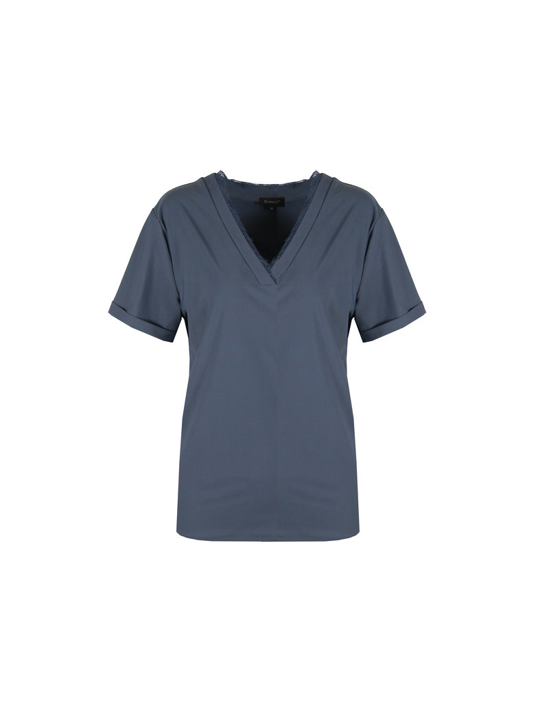 G-Maxx G-Maxx Top Amelie jeansblauw