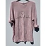 Camilia Shirt “la vie est belle” rose
