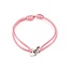 Michelle Armband double love roze-zilver