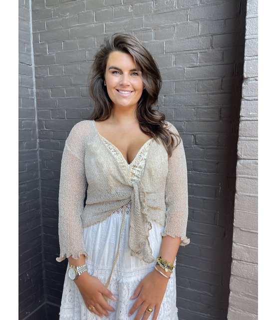 Bolero Crazy taupe /silver