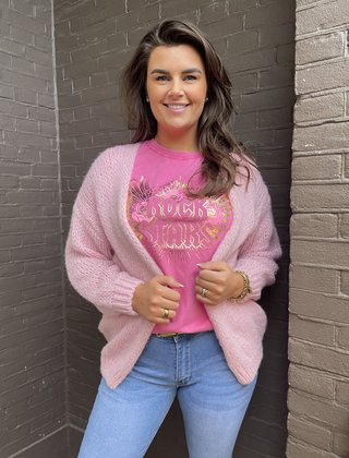 Vest Peggy licht roze