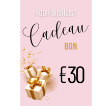 Cadeaubon € 30.00