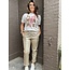 YW Broek Gold metallic