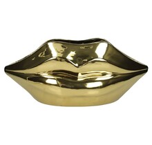 Vaas lippen goud luxe XL