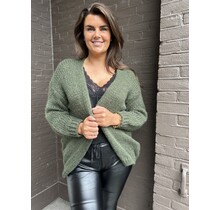 Vest peggy Army Groen