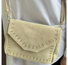 Tas Ibiza studs beige