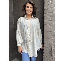 Blouse Star plussize ecru