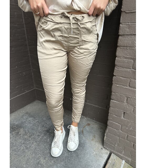 Broek Sascha  goud Broek Sascha  goud