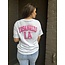 T.shirt L.A wit/roze