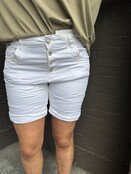 Short jeans wit