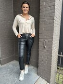 Broek Zac zwart panter