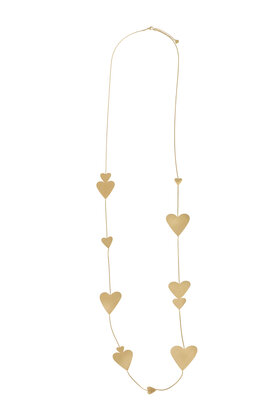 Ketting Hearts goud