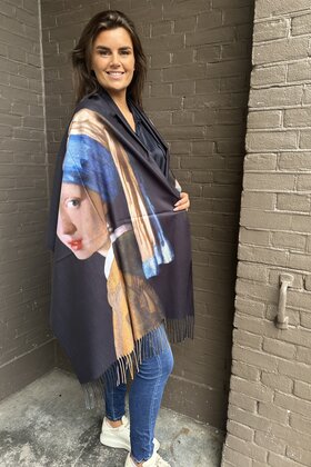 Sjaal Meisje met de parel