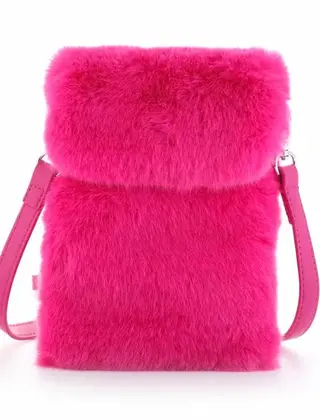 Tas Furry Roze