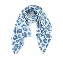 Sjaal Panterprint Blauw