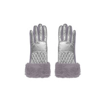 Handschoen Fluffy Zilver
