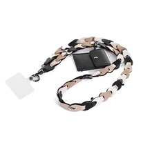 Telefoonkoord en tassenkoord met portemonnee Jip Zwart