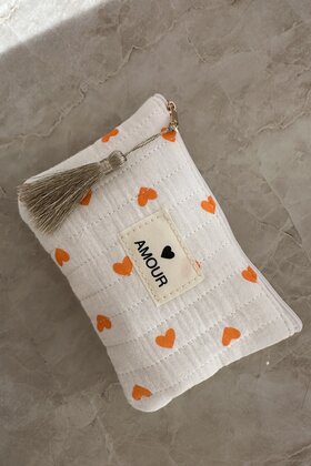 Portemonnee Hartjes Oranje