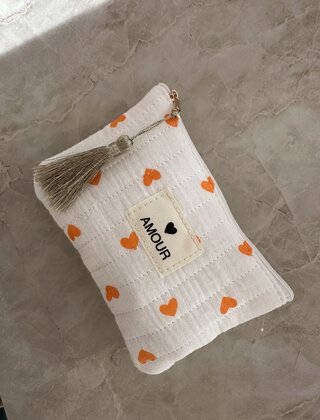 Portemonnee Hartjes Oranje