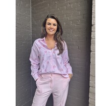 Blouse Rode Hartjes Roze