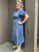 Jurk Denim donker blauw