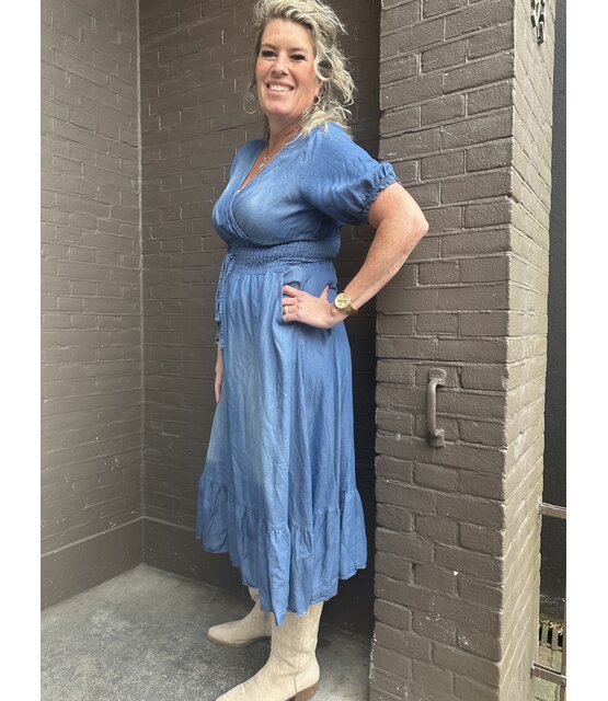 Jurk Denim donker blauw