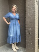 Jurk Denim donker blauw