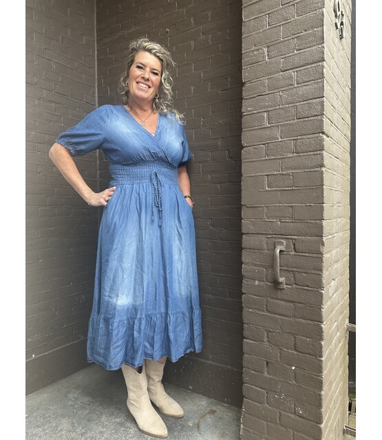 Jurk Denim donker blauw