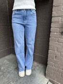 Jeans Wide Leg Blauw