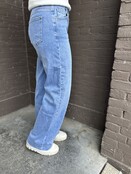 Jeans Wide Leg Blauw