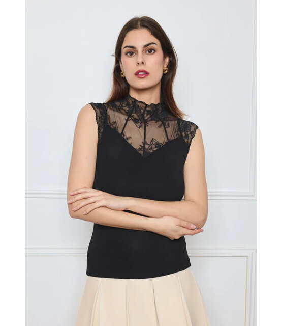 Top Lotte zwart Top Lotte zwart