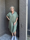 Jurk Mariska Army Groen