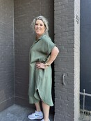 Jurk Mariska Army Groen