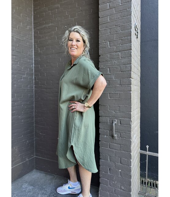 Jurk Mariska Army Groen