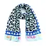 Sjaal Love Panter Blauw