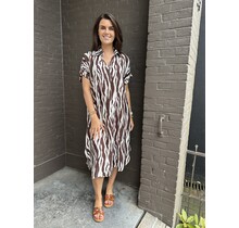 Jurk Mariska zebra bruin