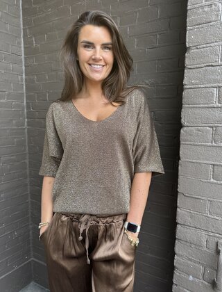 Top Linda Bruin Glitter