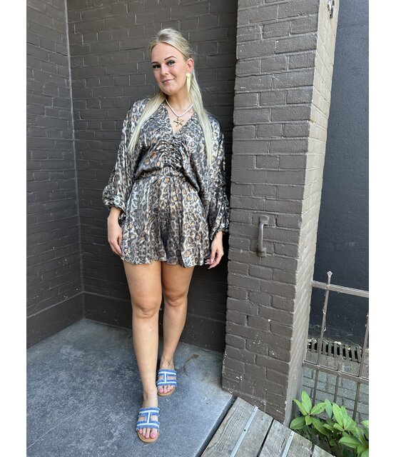 Playsuit Panter Zwart