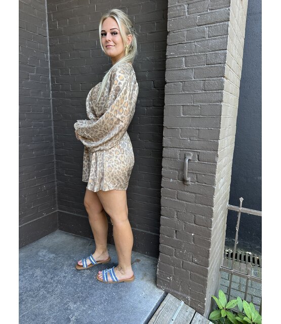 Playsuit Panter Beige